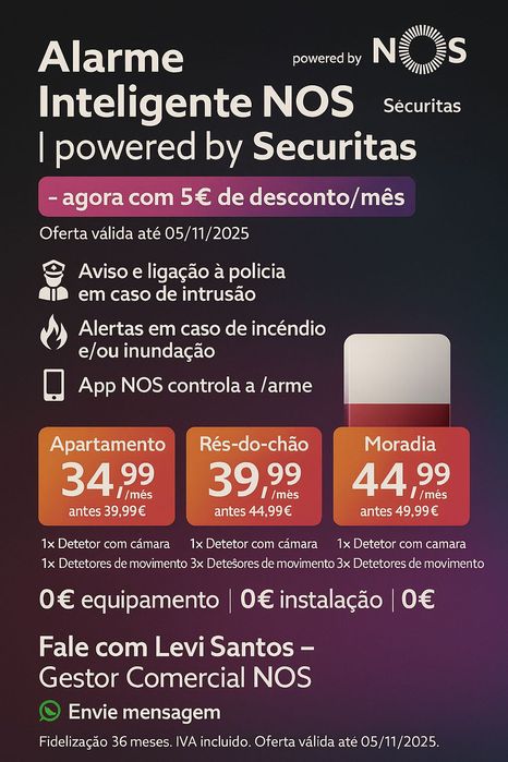 Alarmes mais baratos dos mercado