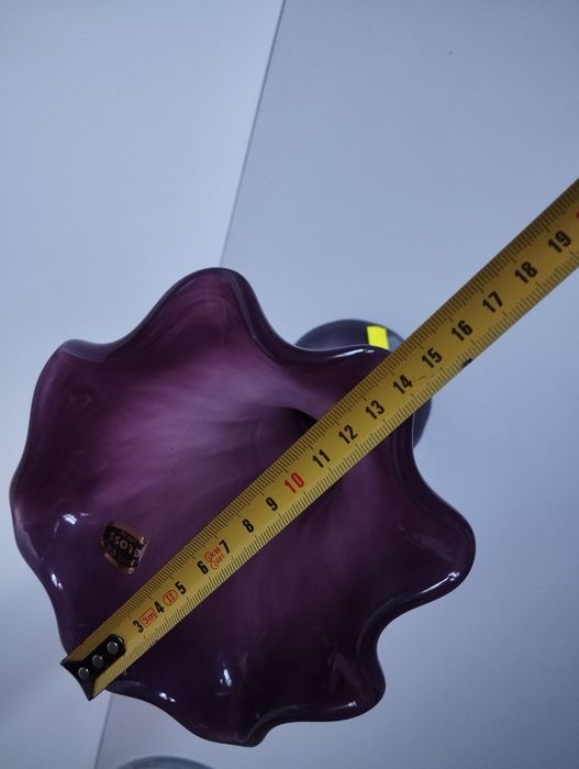 Wazon szklany fiolet