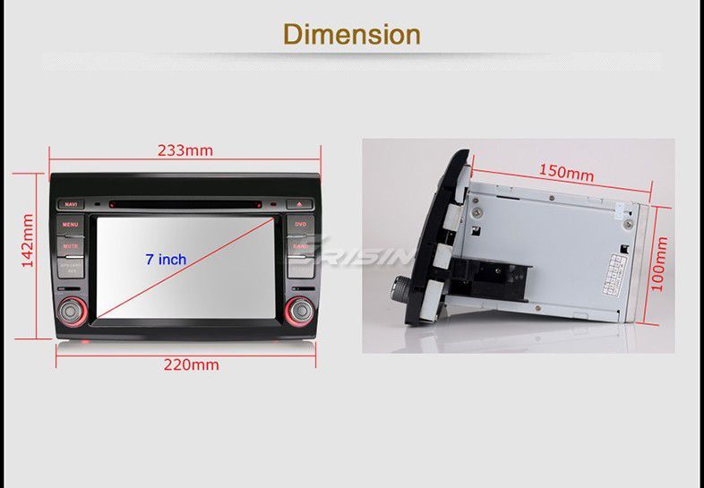 Auto-rádios Fiat Punto Bravo Linea Skoda Otavia Seat Ibiza 6J
