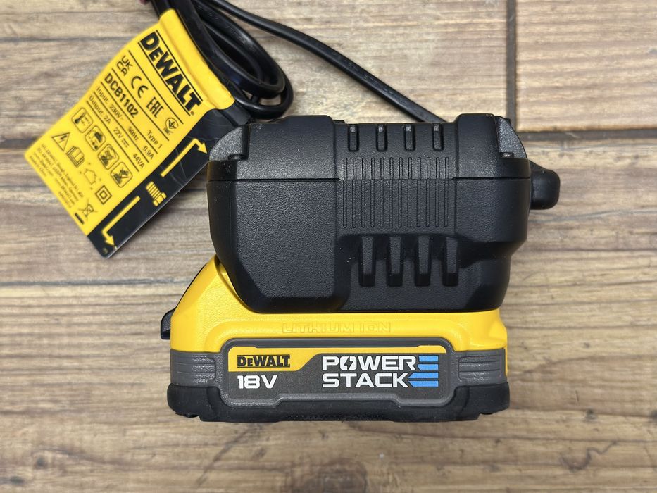 Akumulator, bateria PowerStack 18V 1,7AH | ładowarka DCB1102 DeWalt