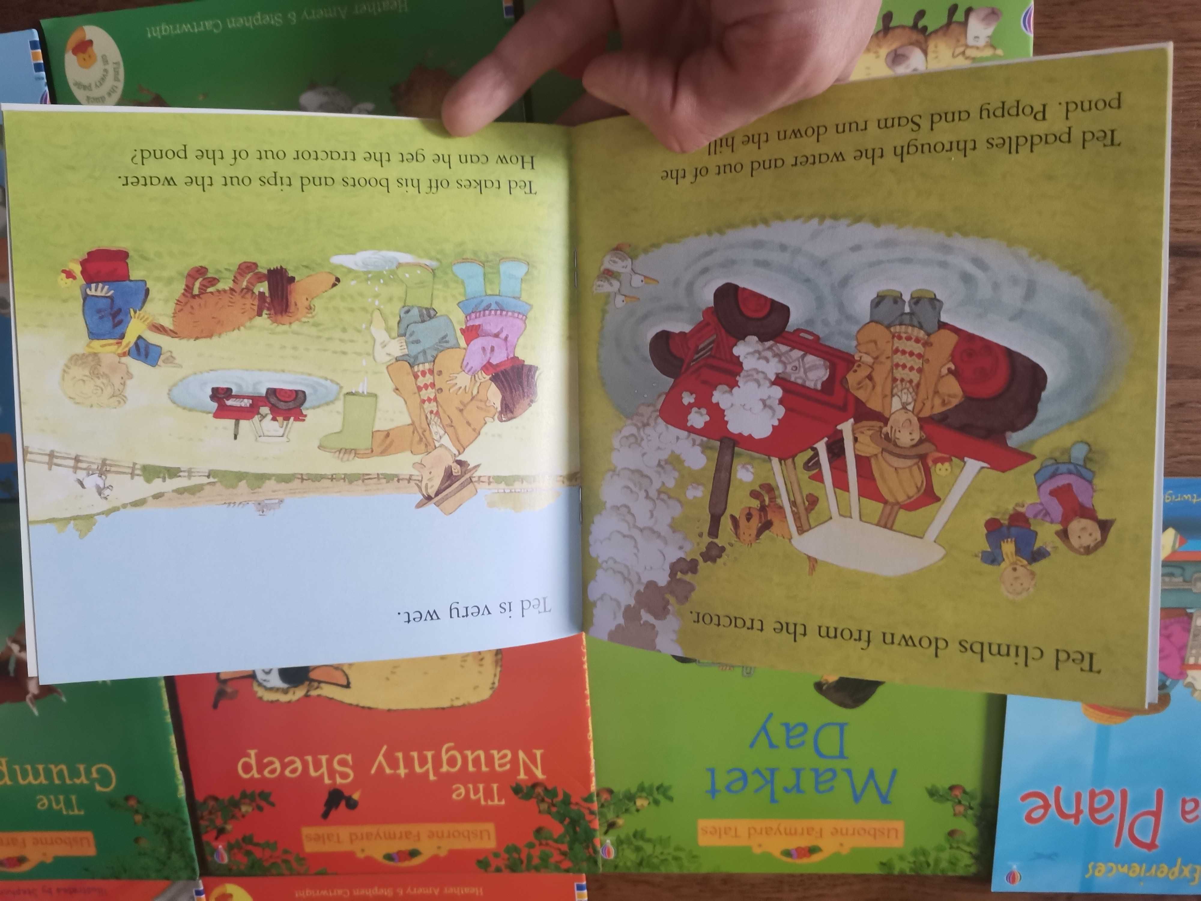 10 x książeczki po angielsku usborne
