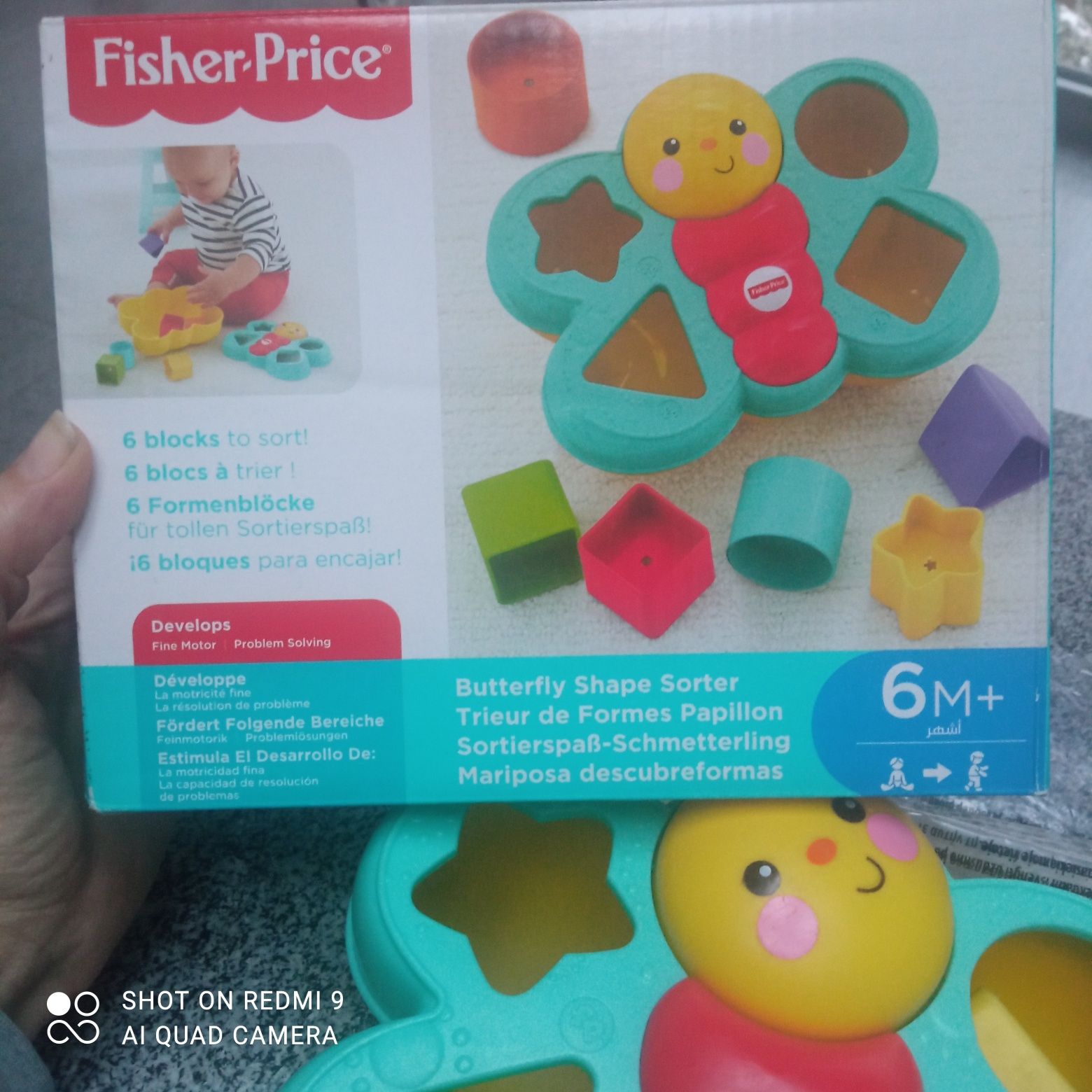 Motylek Fisher Price zabawka edukacyjna