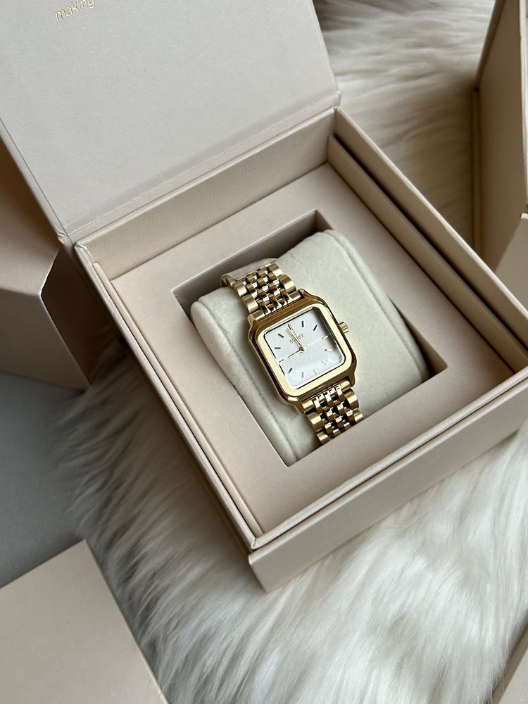 Годинник золотий burker macy gold white оригінал