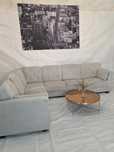 Stylowy narożnik beżowy 300 x 230 cm | Transport gratis