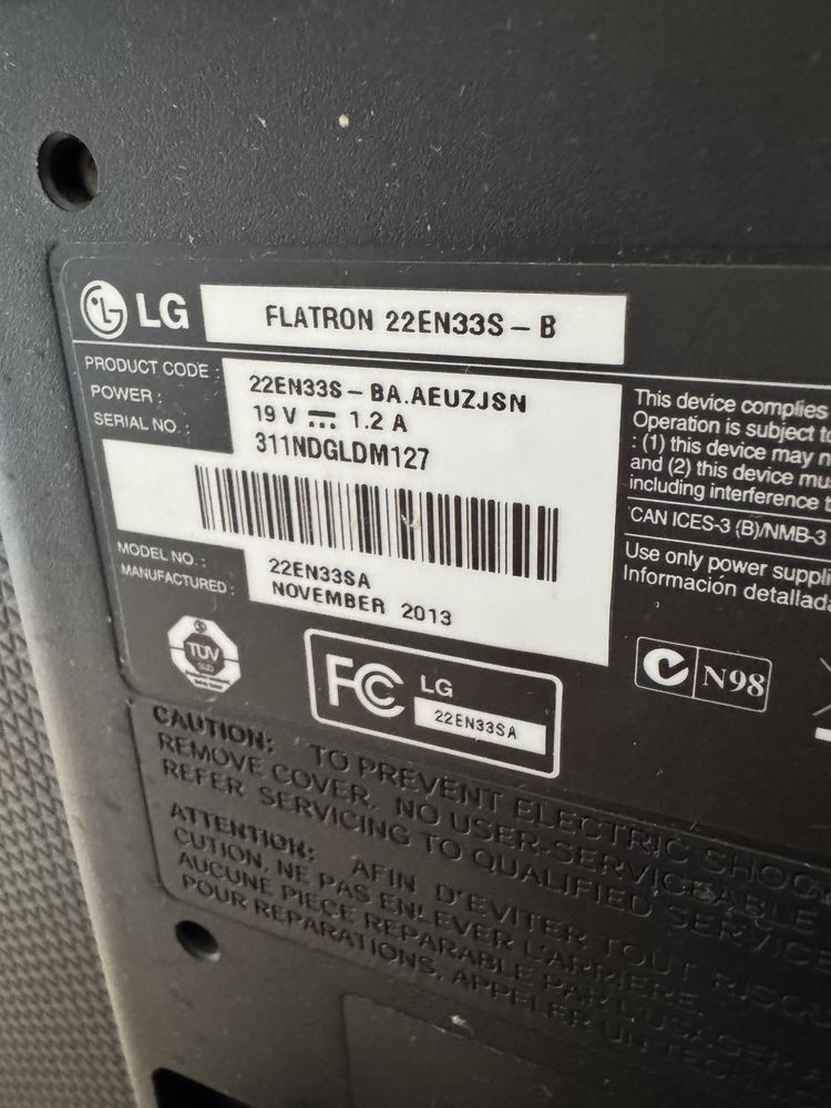 Monitor LG 21,5"