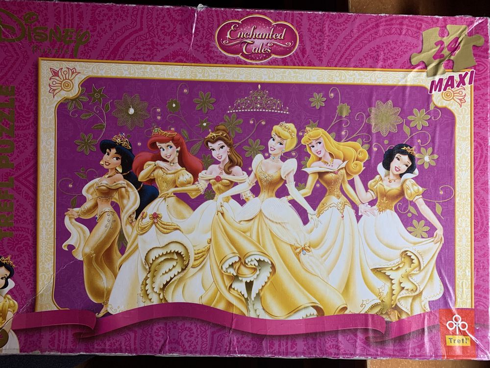 Puzzle Księżniczki Disney 24 elementy