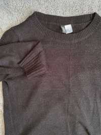 sweter czarny basic h&m