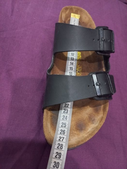 Кожаные шлепки сандалии BIRKENSTOCK