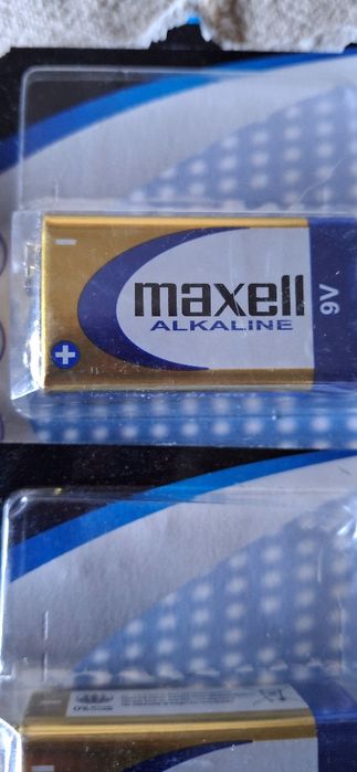 4 pilhas maxell 9V