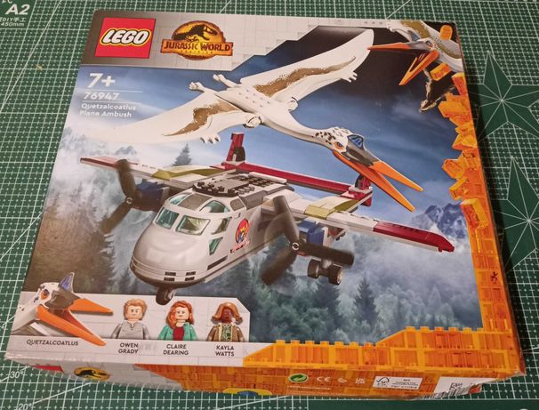 LEGO Jurassic World 76947 Kecalkoatl, Nowe, nie otwierane, pogniecione