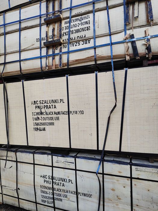 Sklejka topolowa 21mm 2500x1250 szalunkowa stropowa szalunki strop