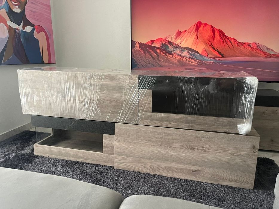 Vendo movel novo VETTERA cinza com 4 módulos