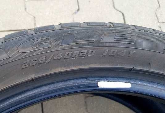 Opona GOODYEAR EAGLE F1 265/40/20 4mm DOT 1816 Lato