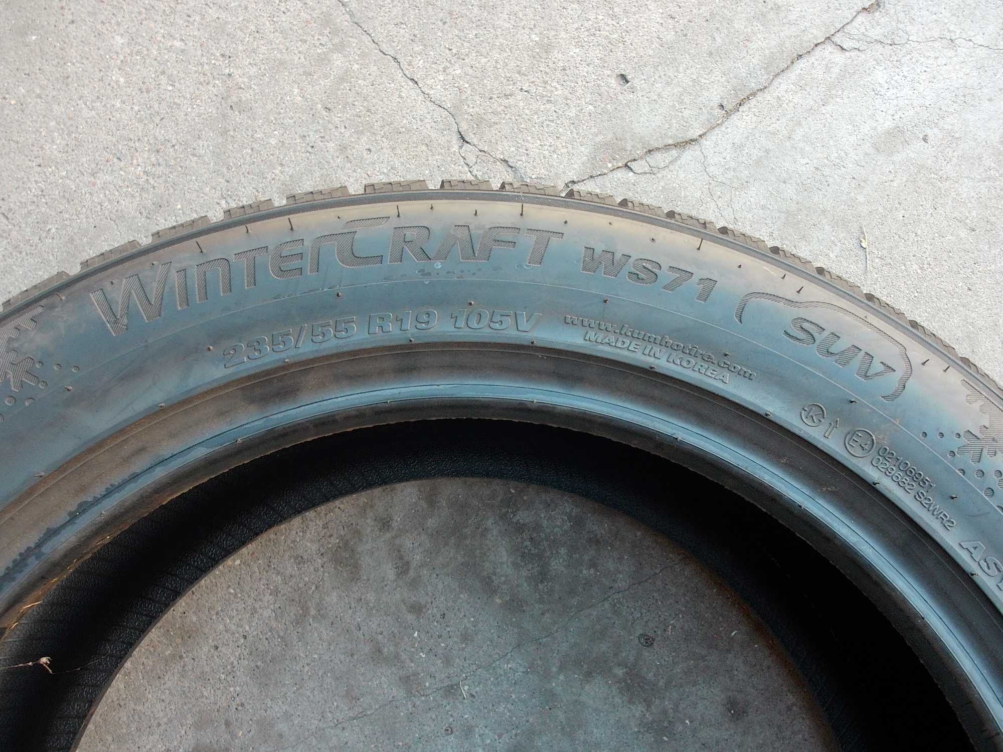 Kumho WinterCraft WS71 SUV 235/55/19 105V XL nowe z 2023r