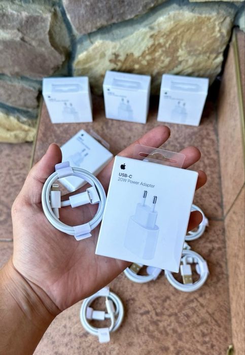 Зарядка Lighting - Type C / Usb - Лайтінг / Блочок 20W / Туре С Айфон