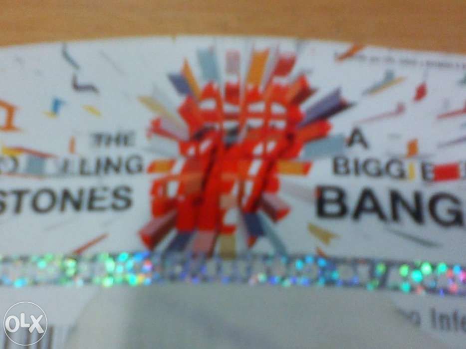 Rolling Stones coleção bilhete original tour big bag 2007 vendo troca