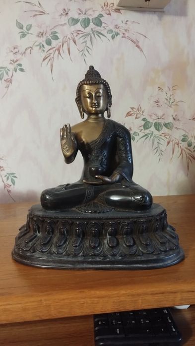 Будда статуетка латунь