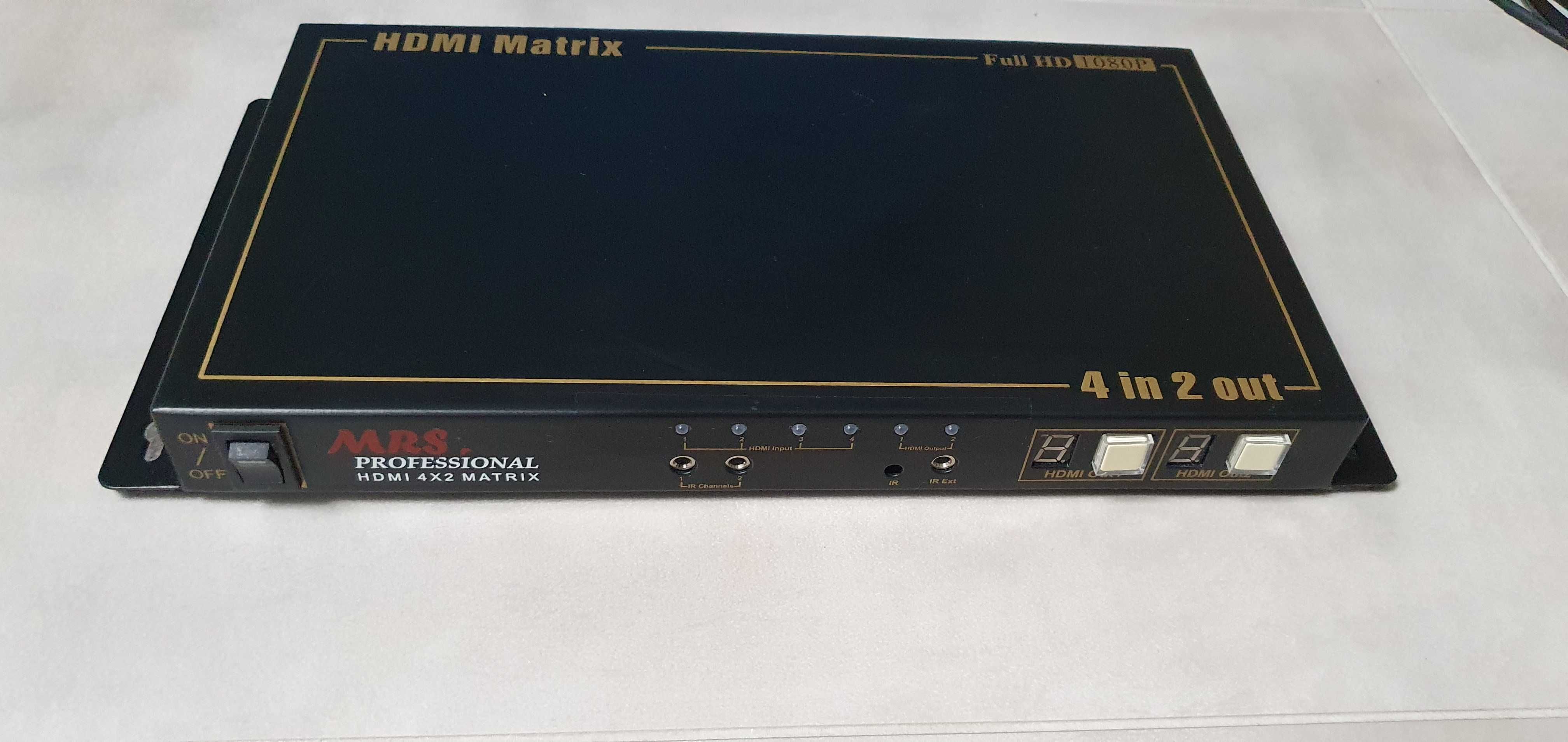 Hdmi matrix switch full HD 4/2 pilot