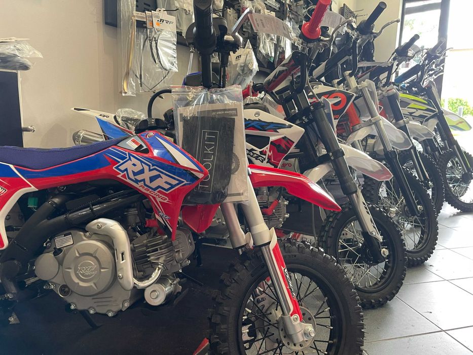 Silnik Pit Bike Cross 140ccm z rozrusznikiem, nowy YX140 MRF KAYO