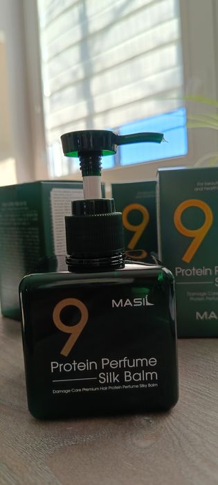 MASIL 9 — proteinowy balsam jedwabisty do włosów