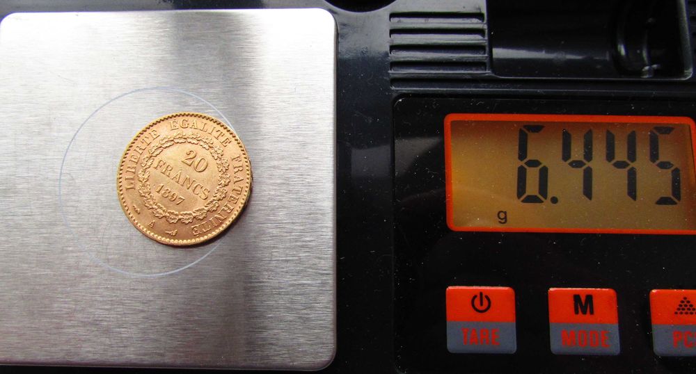 Продам Золоті Монети Світу, 20 Франків 1875, 1892, 1897, 1922