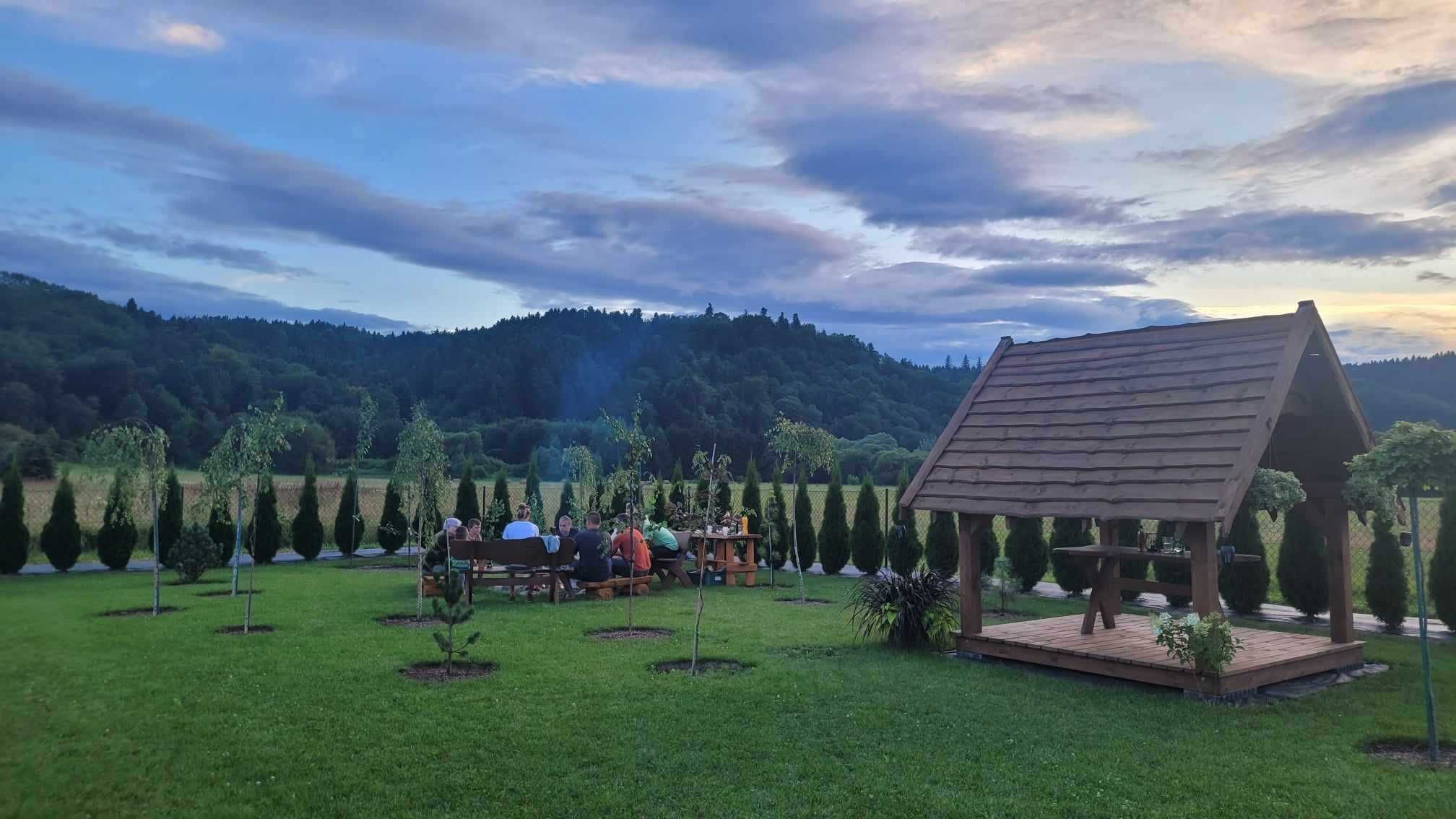 domki całoroczne wakacje ferie noclegi Bieszczady bania jacuzzi