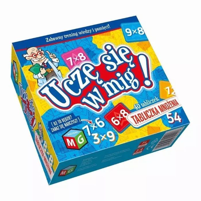 Tabliczka mnożenia Uczę się w mig. Multigra. Nowy Produkt