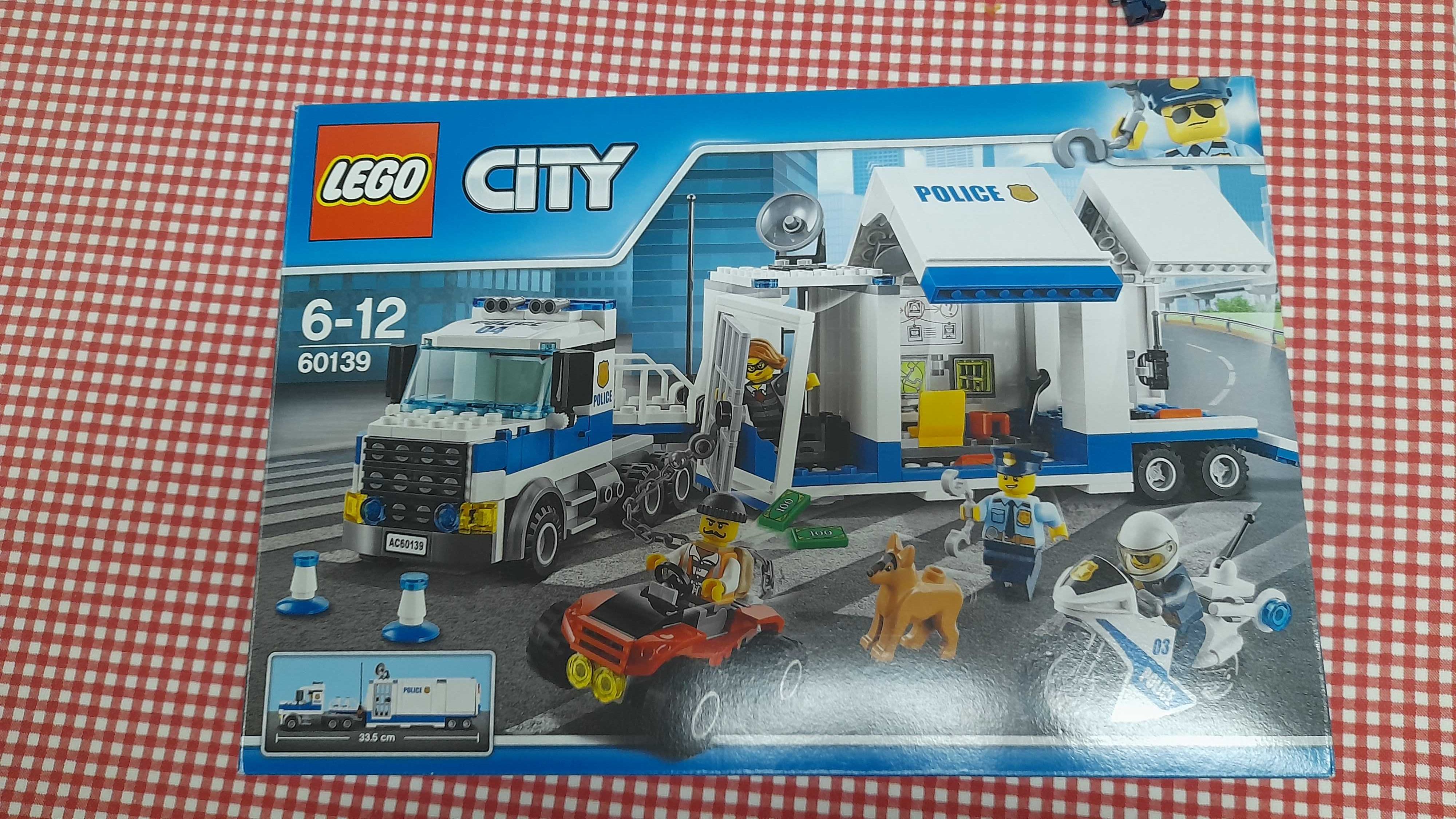 Lego City - camião da polícia com prisão no trailer