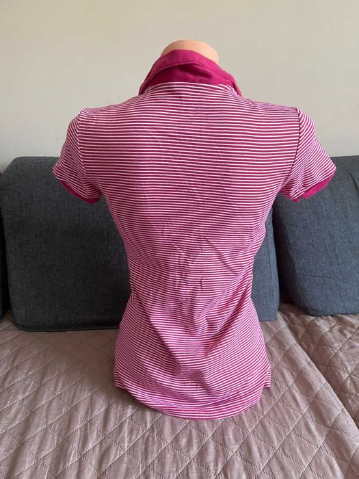 Tshirt damski C&A XS różowy paski