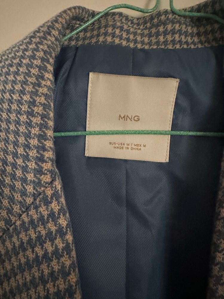 Піджак Mango розмір М бежево-блакитний