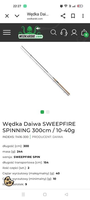 Wędki siatka i kołowrotek