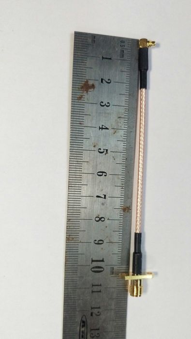 Пігтейл MMCX M на SMA F кут 90 або прямі (від 10 шт по 55))