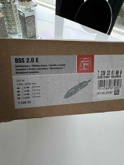 Nożyce szczelinowe Fein BSS 2.0 E