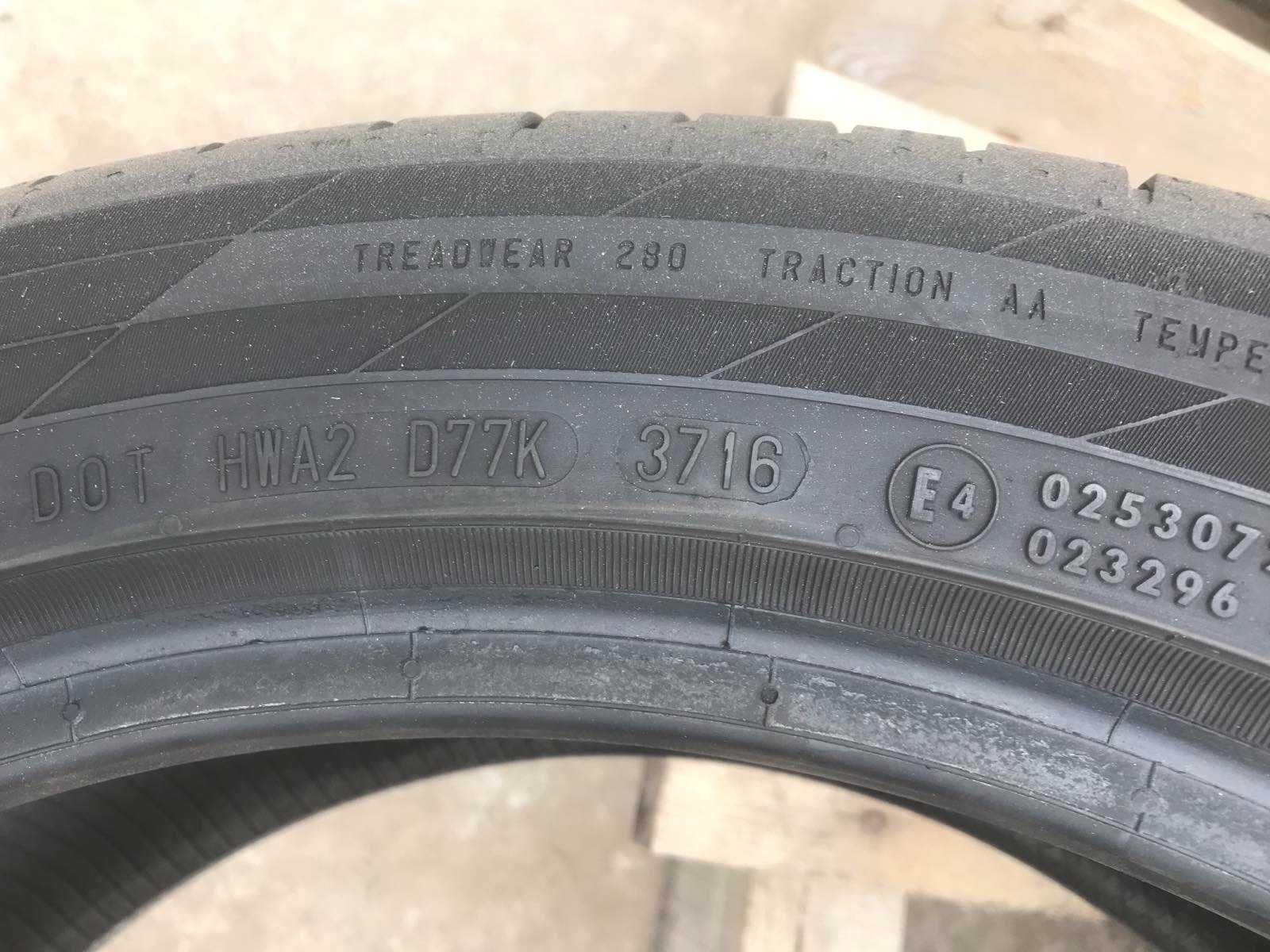 Шини Continental Sport 5 245/45R19 Комплект Літо Б/у Склад Оригінал