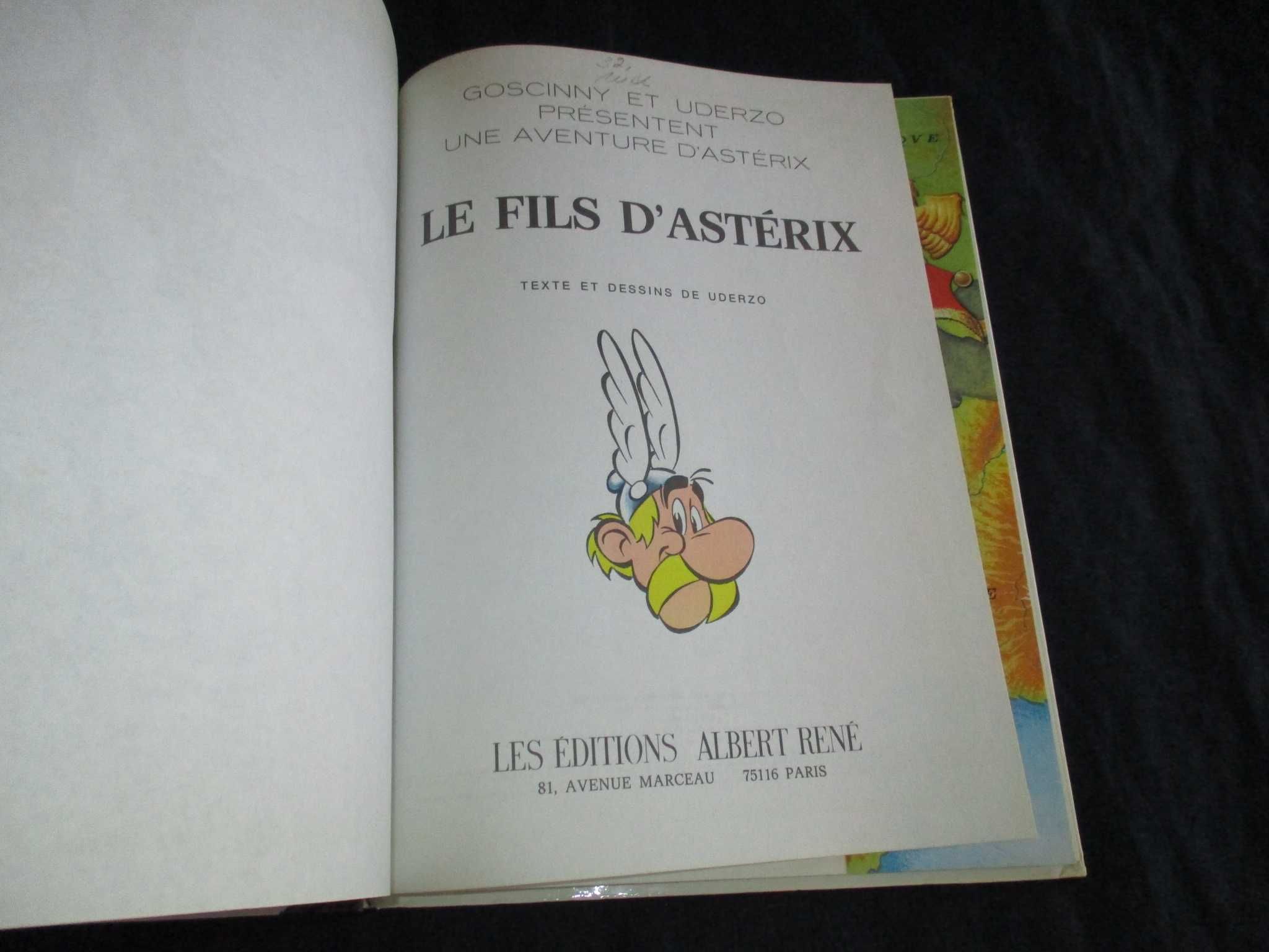 Livro Le Fils d'Astérix Goscinny Uderzo 1983