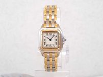 Cartier Panthère Three Row Quartz Gold Steel