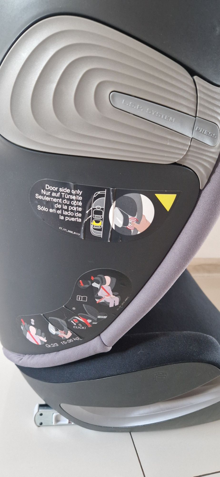 Fotelik Cybex S-fix Solution Premium 15-36 kg