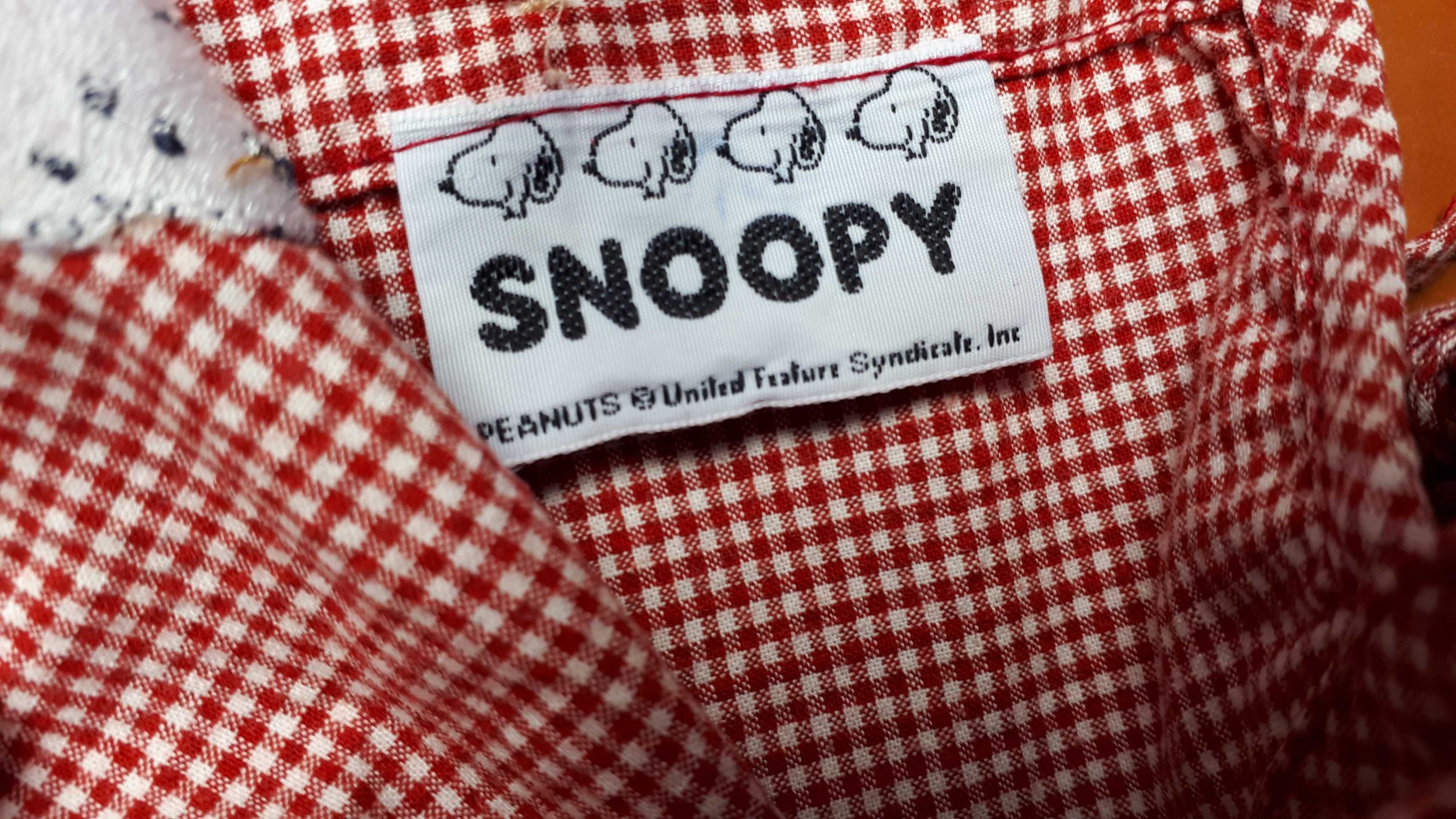 długa sukienka na lato na szeleczkach Snoopy 104-110