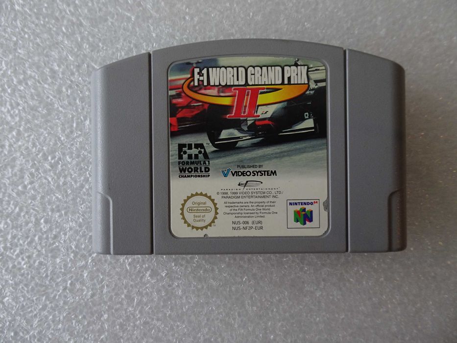 Jogo Nintendo 64 F1 World Grand Prix II .
