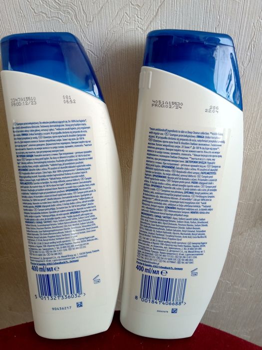 Шампунь з ЄС head & shoulders 400 ml