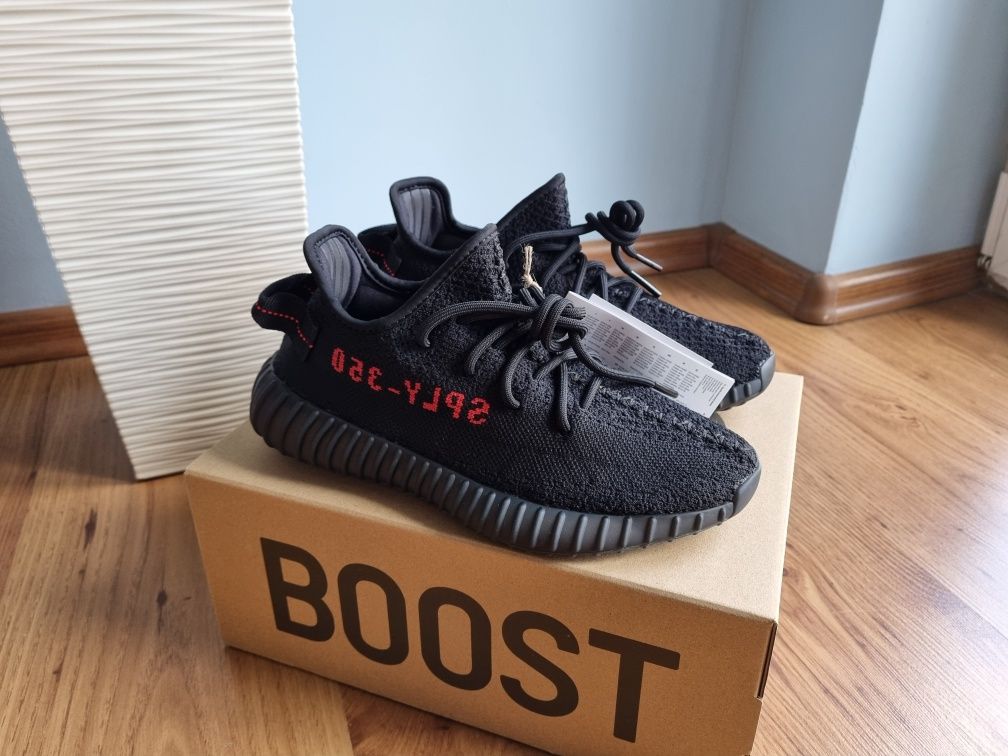 Buty Yeezy Boost 350v2 Bred 38 BEZ WAD, Nowe