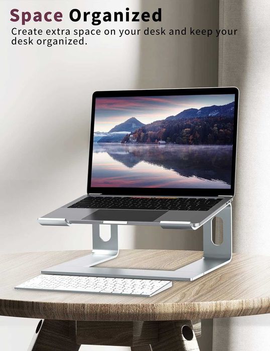 Подставка под ноутбук ALASHI Laptop Stand for Desk 10-15.6 серебро