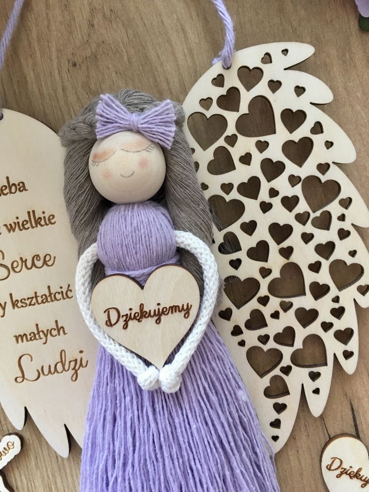 Prezent na zakończenie przedszkola dla pań ze żłobka aniołek