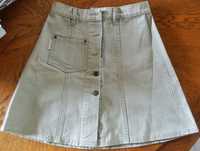 Spódnica a'la jeans beżowa Arizona jeans r.158/162