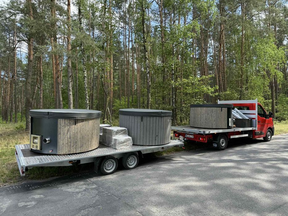 Balia ogrodowa balie jacuzzi wanna hydromasaż bania piec spa CENA HIT