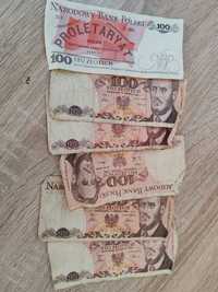 Sprzedam banknoty 100 zł 1988 r 6 szt