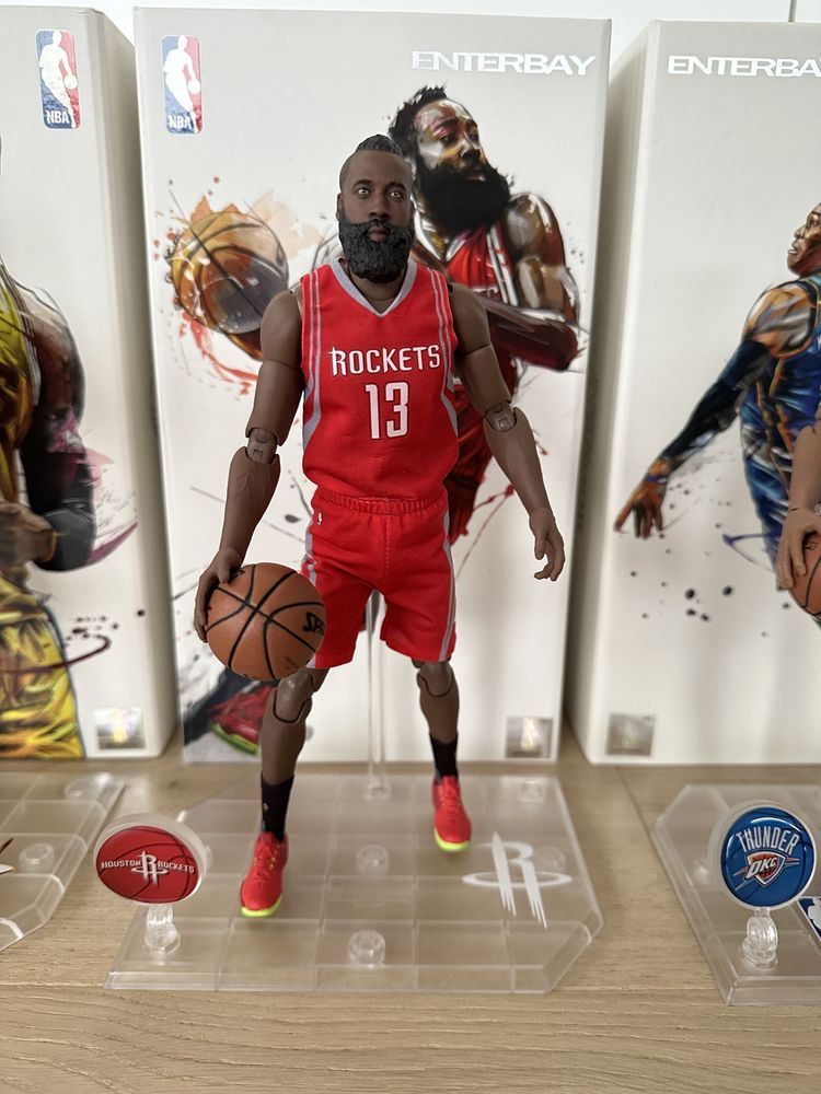 Zestaw Enterbay NBA 1/9 Curry, Lebron, Harden, Westbrook, Anthony,Wall