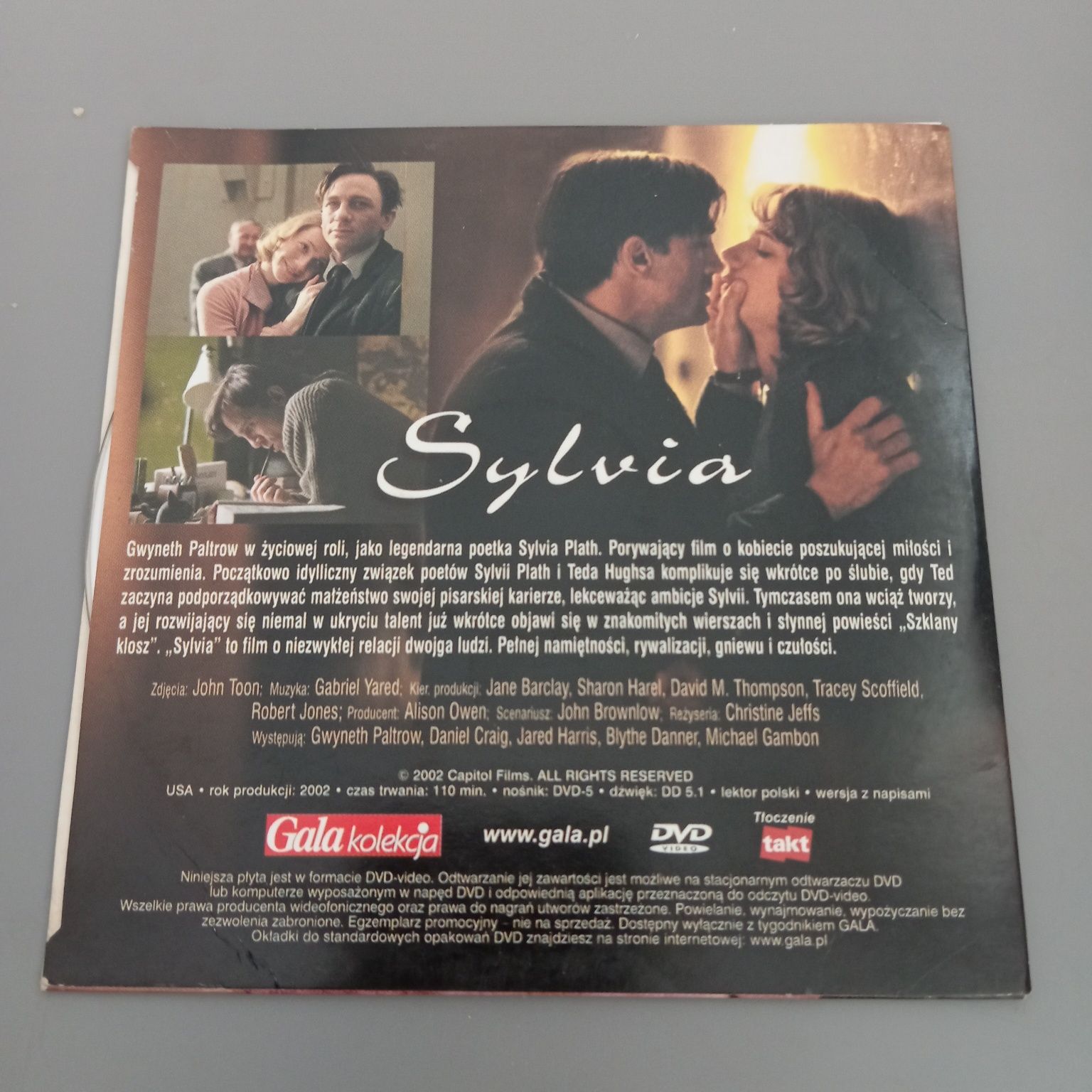 Sylvia, film DVD, stan bdb