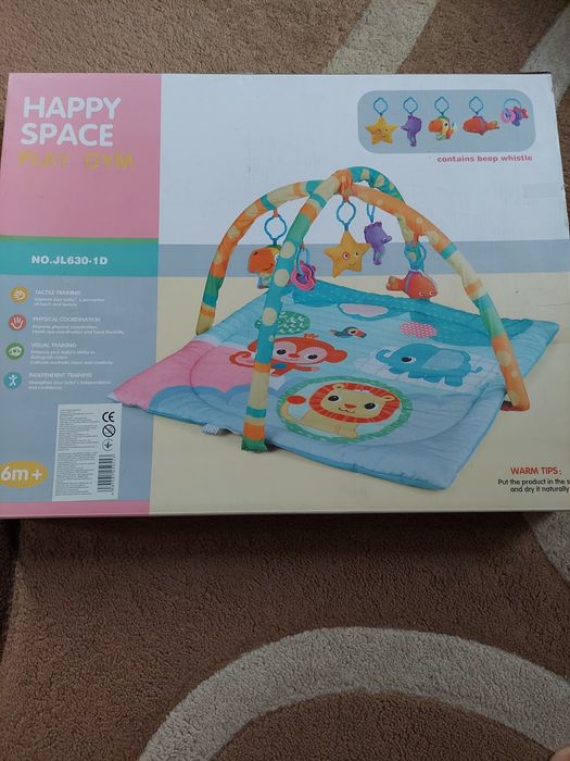 Розвиваючий ігровий  килимок з дугами