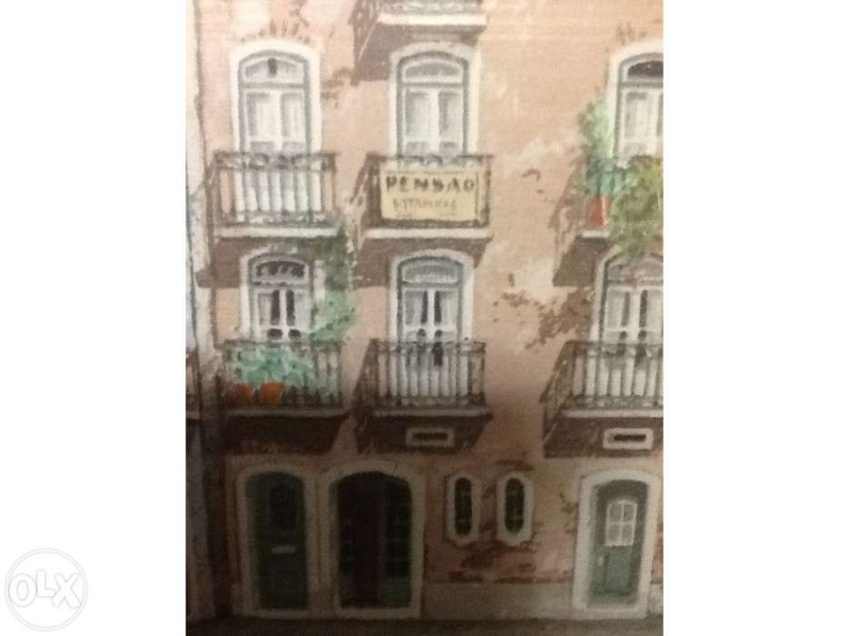 Serigrafia Casa dos Bicos João Braz assinado e numerado